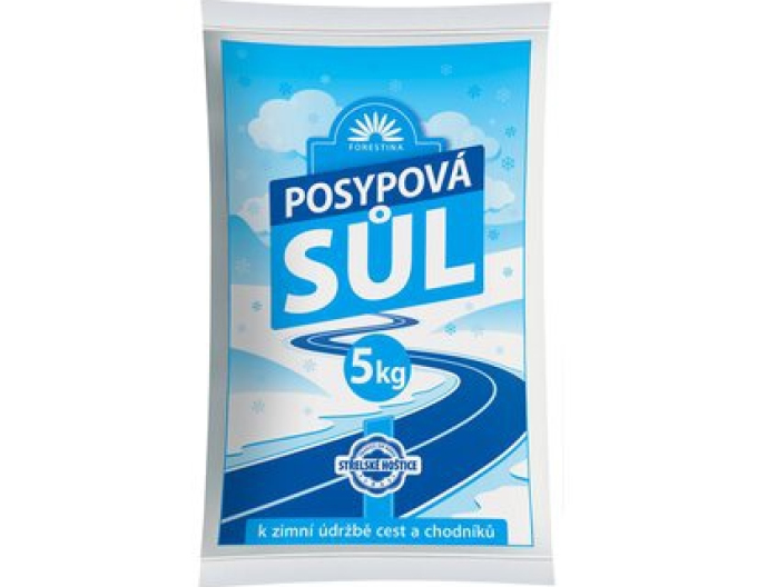 FORESTINA Posypová soľ granulovaná 5kg zrná 1-6mm