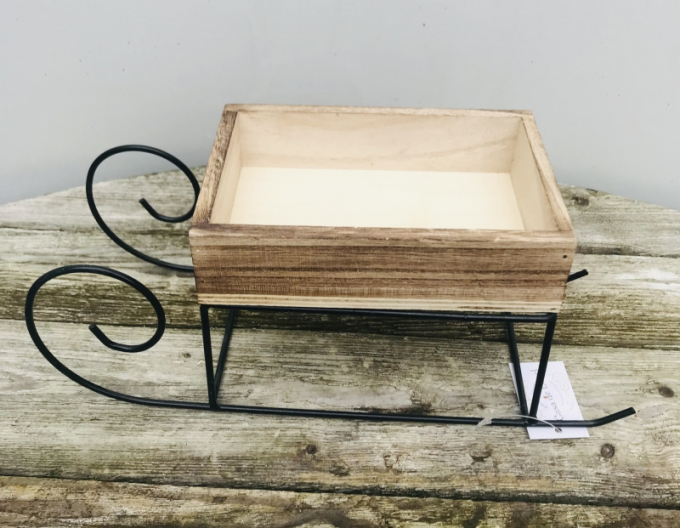 Dekoračné sánky kovové