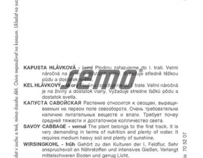 Semo Kel hlavkový ´Predzvesť´