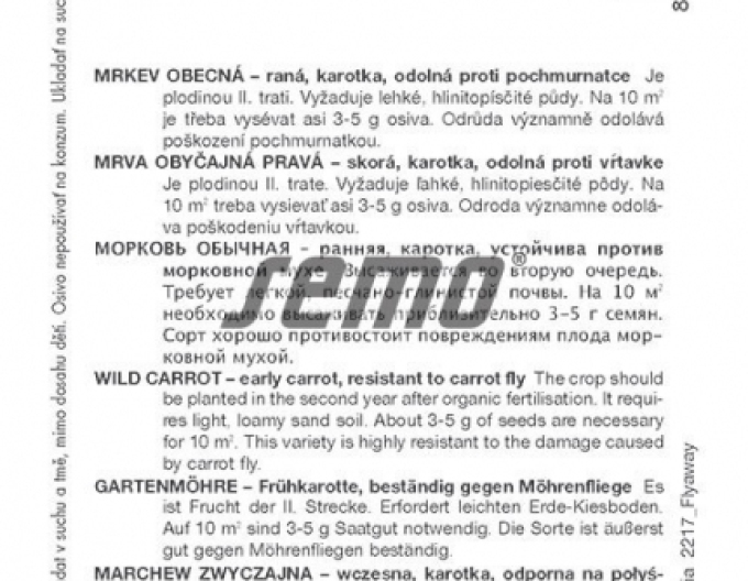 Semo Mrkva obyčajná ´Flyaway F1´