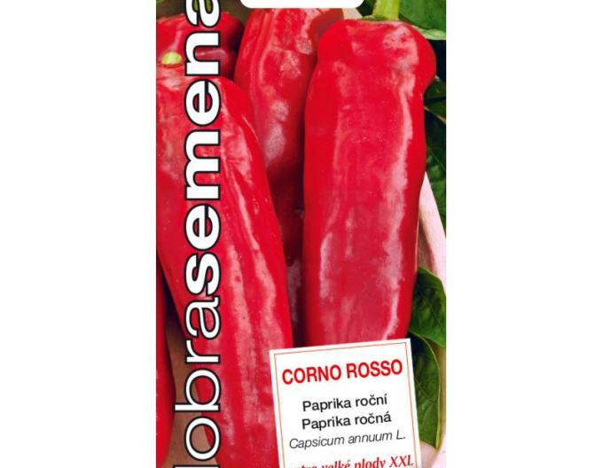 Dobrá semena Paprika ročná ´Corno Rosso´