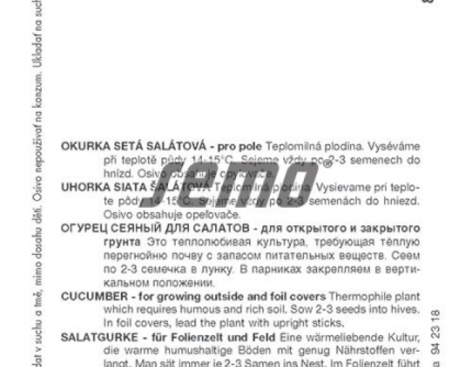 Semo Uhorka siata šalátová ´Linda F1 Mix´