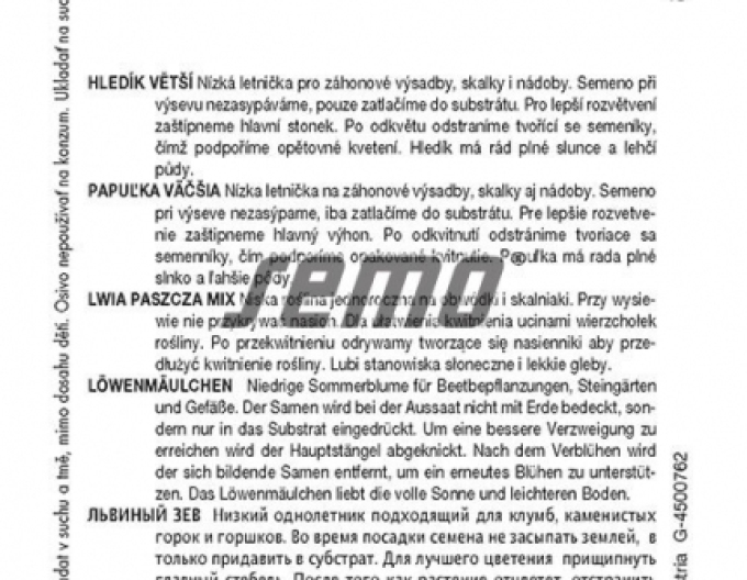 Semo Papuľka nízka ´Tom Pouce´