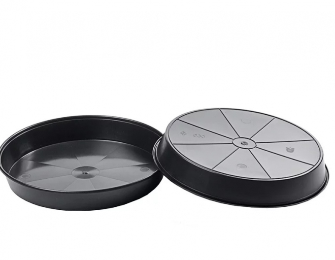 Miska pod kvetináč  35cm čierna