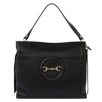 Kožená kabelka Luka černá KZ2247873