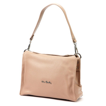Kožená kabelka Pierre Cardin růžová KZ2256485