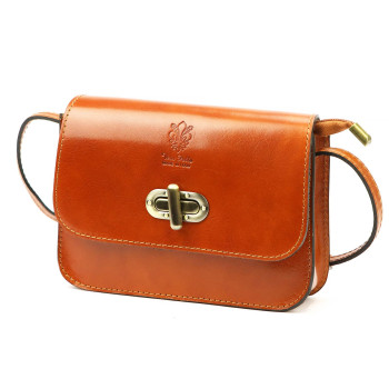 Kožená kabelka Florence hnědá KZ2257376