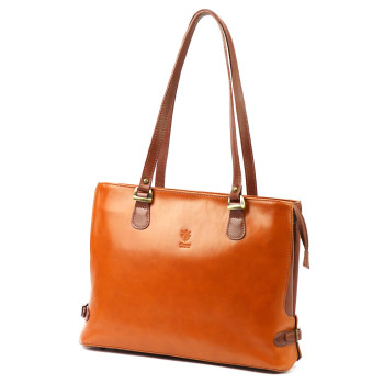 Kožená kabelka Florence camel hnědá KZ2234635
