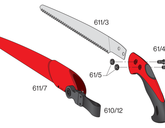 FELCO 611  Prerezávacia pílka - plát 33 cm