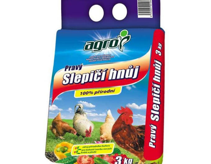 AGRO Pravý Slepačí Hnoj 3kg