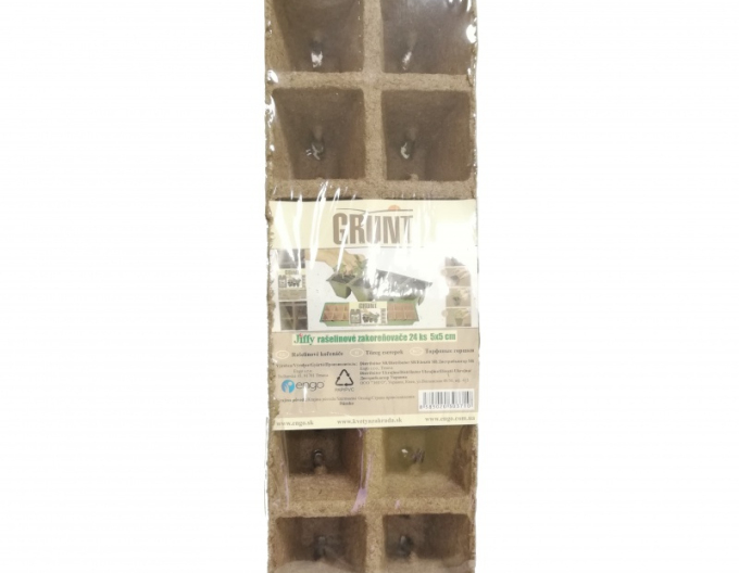 Grunt - Rašelinové zakoreňovače 24ks 5x5cm